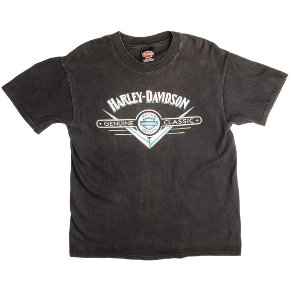 Harley Davidson Chattanooga Tennessee XL Rare Biker Hanes Beefy-T T Shirt