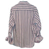 Robert Graham Button Front Striped Shirt Flip Cuff Men's Sz. XL NWOT