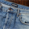 Cherry LA Straight Leg 5 Pocket Denim Indigo Jeans 36x31 Made In USA MSRP $258
