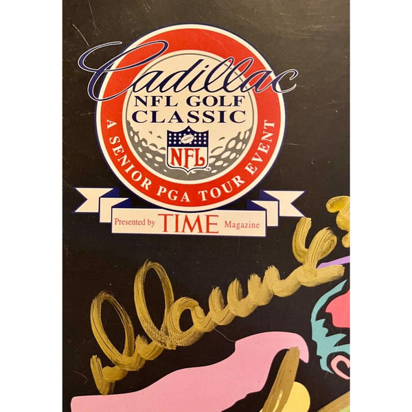 NFL Football Autographed Multi Signed Program 1996 NFL Golf Classic Phil Simms