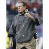 New England Patriots Hoodie M Gray Bill Belichick Y2K Pullover Equipment Reebok