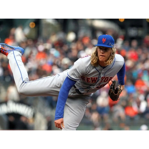 New York Mets Noah Syndergaard #34 Majestic Charcoal Jersey Men's 4XL MLB Rare