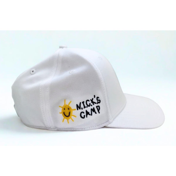 Black Clover Premium Clover 16 Flex Fit Hat White S/M Nick's Camp NWT Golf Cap
