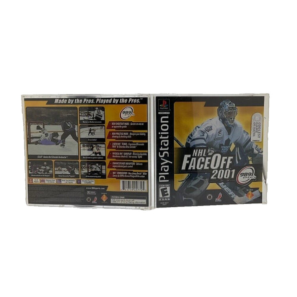 NHL FaceOff 2001 Playstation PS1 Video Game Complete with Manual