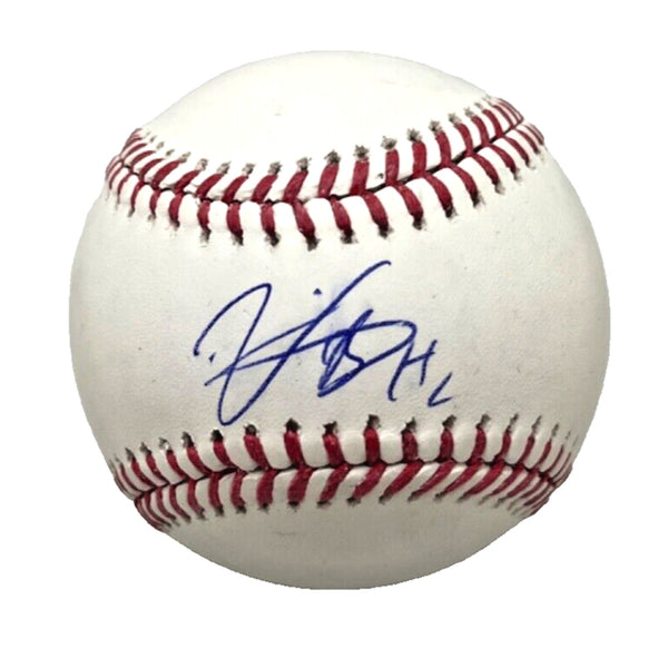 Vidal Brujan Tampa Bay Rays/ Miami Marlins Signed Autographed ROMLB Baseball