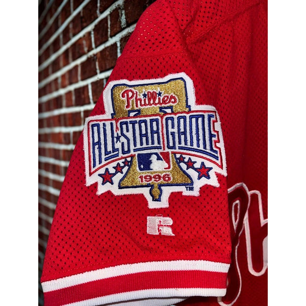 Philadelphia Phillies 1996 All Star Game BP Jersey Russell Athletic USA Sz 40 M