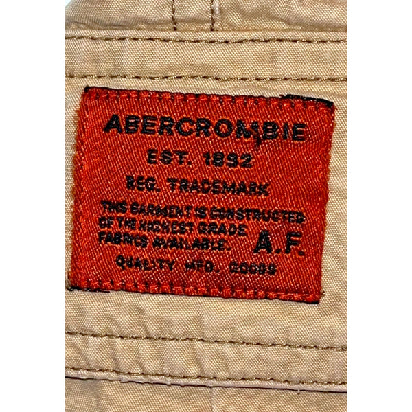 Abercrombie & Fitch Paratrooper Cargo Shorts Sz. 32 Khaki Belted Utility Hiking