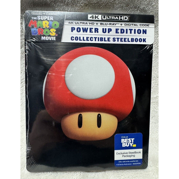 The Super Mario Bros Movie - 4K Ultra HD + Blu-ray + Digital Code SteelBook