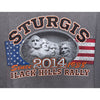 Sturgis 2014 Black Hills Motorcycle Rally Size XL T-shirt Mount Rushmore USA