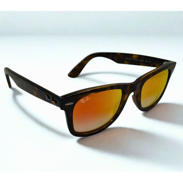 Ray-Ban RB4340 Wayfarer Sunglasses Tortoise 50-22-150 Italy w/ Case & Cloth