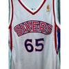 Philadelphia 76ers 96-97 Game Issued Jersey Sz 52 +4 Iverson Rookie Season