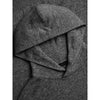 Greyson Koko Wool Cashmere Sweater Hoodie Men's XL Dark Grey Heather $320