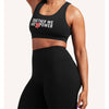 PELOTON Together We Are Power Womens Black Advance Sophia Sports Bra 3X $56 NWT