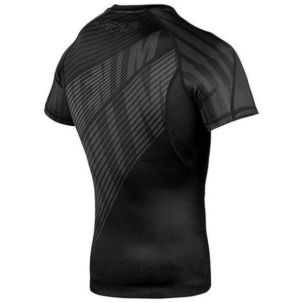 Venum Plasma Rashguard Compression Shirt Mens 2XL Black NWT MMA BJJ UFC Gym