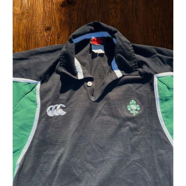 Canterbury Ireland Rugby Jersey Long Sleeve CCC 2XL Made in Australia Vintage
