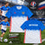 Russia Euro 2016 Adidas Away Pre-Match Training Jersey Climacool Blue White XL