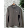 KJUS Kingsbarns Golf 1/2 Zip Pullover Mens 52 L Gray UPF 50 Stretch MSRP $230