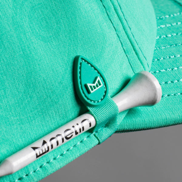 Melin Hydro The Legend Links Hat Classic Neo Aqua Green Paisley Golf Cap NWT