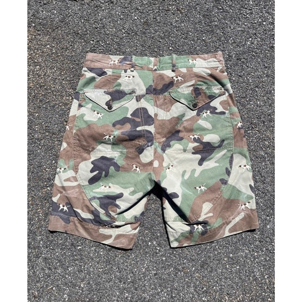 Polo Ralph Lauren Sportsman Camo Hunting Dog Shorts Men’s 30 Vintage Classic