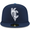 Kansas City Royals 2021 City Connect 59FIFTY Fitted Hat 7 1/8 NWT New Era