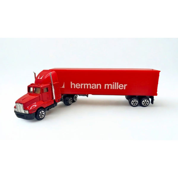 Herman Miller Eames 1987 Road Champs Semi Truck Diecast Kenworth T600A Trailer
