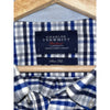 Charles Tyrwhitt Heavy Cotton Blend Slim Button Down Shirt Checkered Men's Sz. L