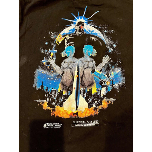 Billionaire Boys Club Long Sleeve Heart Mind Movie Studio T-Shirt XL Bape Rare