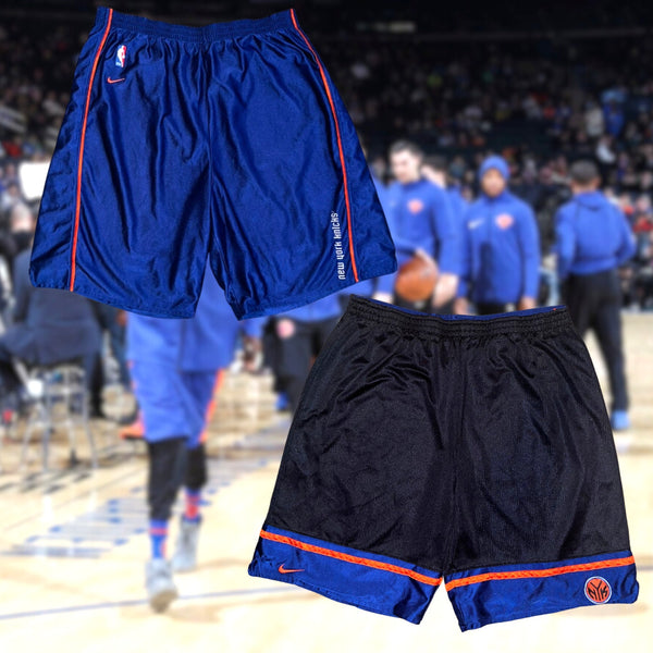 New York Knicks Nike Shorts Mens XL Reversible NBA Team Basketball Jersey RARE