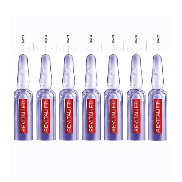L'Oréal Revitalift Derm Intensives 1.9% Hyaluronic Acid 7 Ampoules NIB 1.3ml