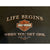 Harley Davidson Life Begins When You Get One Sacramento XL Hanes Beefy-T Biker T
