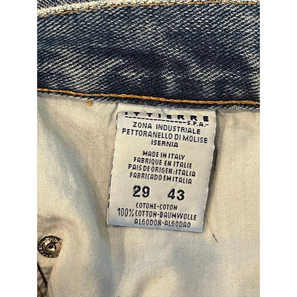 Dolce & Gabbana J&ANS Jeans Women's 29x29 Made Italy Y2K Blue Denim Straight