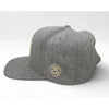 Stussy Wool Snapback Hat Cap Gray Purple Undervisor Big Logo Rare Streetwear