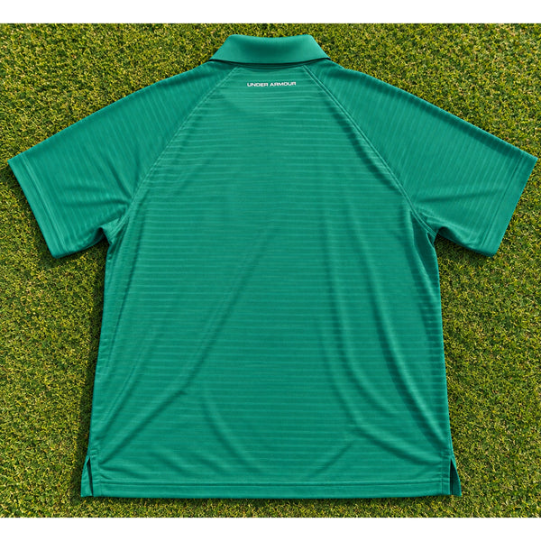 Sleepy Hollow Country Club Under Armour Golf Polo Shirt Men's XL Green Stripe