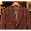 Charles Tyrwhitt Wool Cashmere Windowpane Blazer Sport Coat 42R English Cloth