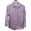 Charles Tyrwhitt Dress Shirt Non Iron Extra Slim Fit Plaid Purple Men's 16/33