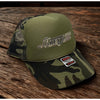 Larry Fleet Camo Otto Trucker Hat OSFM Country Singer Merch NWT