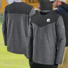 Pittsburgh Steelers Nike Team Issued Sideline Lockup Performance 1/4 Zip Top L