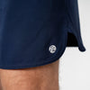 Rhoback Grit Gym Shorts 7" Lined Stretch Blue Athletic Large Performance NWOT