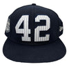 Mariano Rivera New York Yankees MLB HOF 42 Pinstripe Hat New Era Sz 8 Fitted 59Fifty