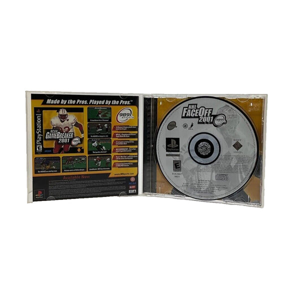 NHL FaceOff 2001 Playstation PS1 Video Game Complete with Manual