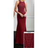 Adrianna Papell 40216 Cutout Back Bridesmaid Dress 14 Claret NWT $350 (SAMPLE)