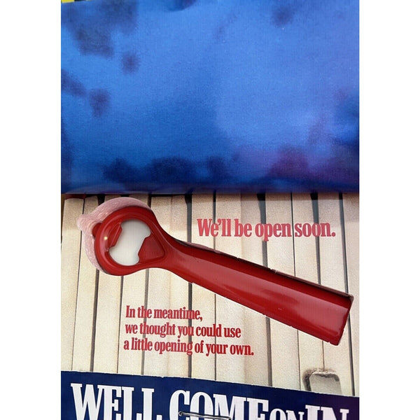 Marlboro Cowboys Place Advertising with Red Bottle Opener 1999 Vintage Deadstock