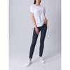 Loro Piana Women’s Cotton Stretch Slim Pants Black Italy Sz 48 US 12 36x26