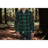 Schott Bros NYC Buffalo Check Flannel Shirt Men's M Green Black Cotton Workwear