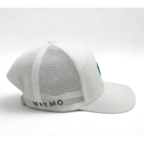 Waymo Google Trucker Hat Snapback White Flexfit 110 Tech Mesh Cap Rare