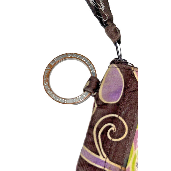 Vera Bradley Campus Double ID Snap Case Wallet With Keychain