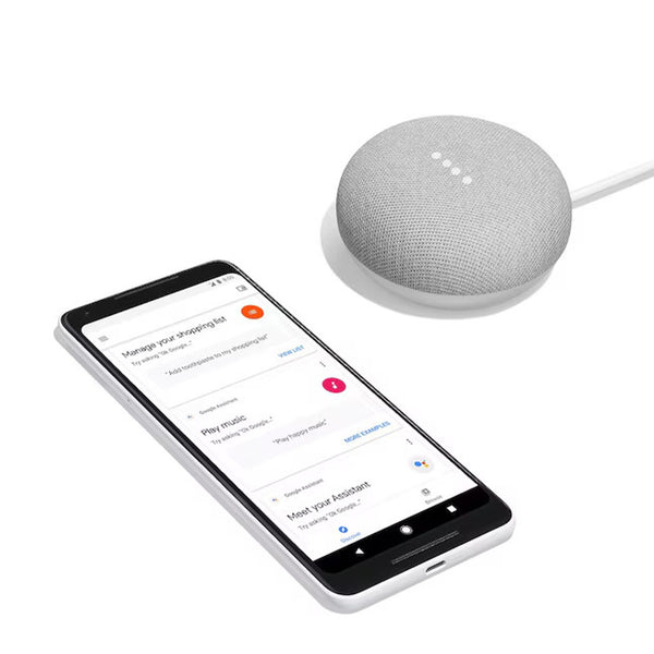 Google Home Mini Smart Speaker with Google Assistant - Chalk GA00210-US New NIB