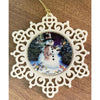 LENOX "WINTER GATHERING" Snowman with Birds Pierced Ornament INTER ART