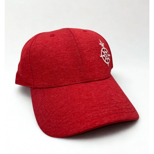 Bayonne Golf Club New Era Golf Hat S/M Red Performance Stretch Cap Private Club