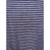 Faherty Movement Long Sleeve Polo Shirt Sz. L Navy Pink Stripe Cotton Stretch